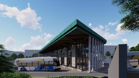 Visual of proposed Halifax bus station